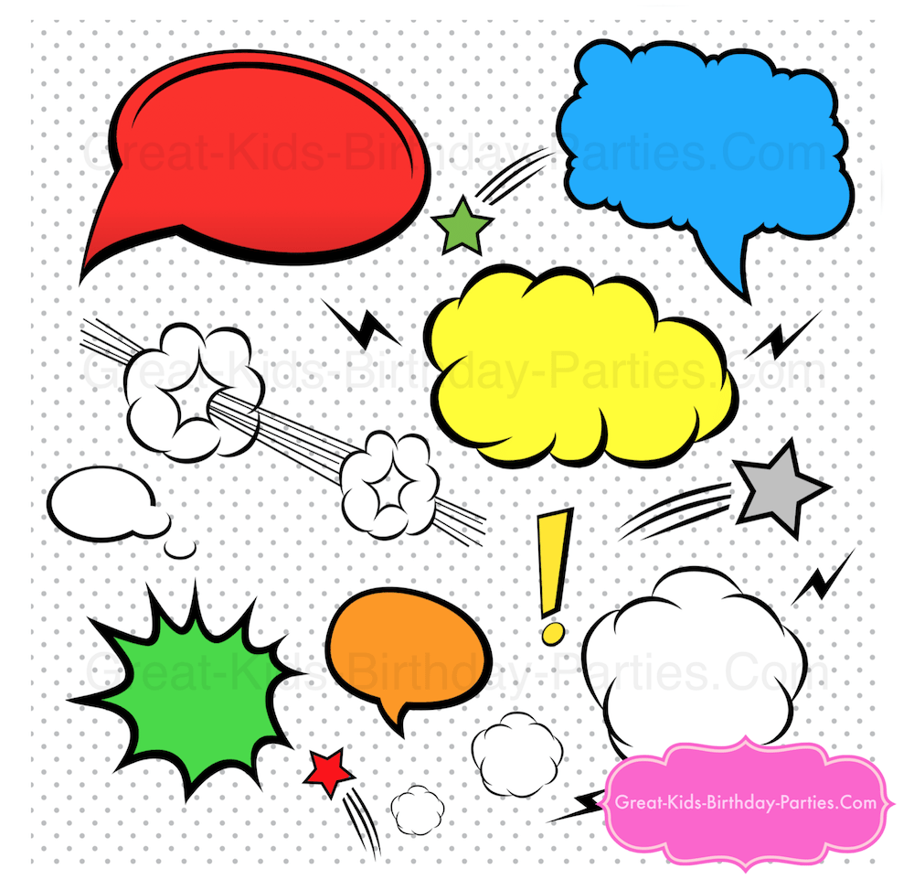 Free Superhero Printables â Planning A Superhero Party  Download